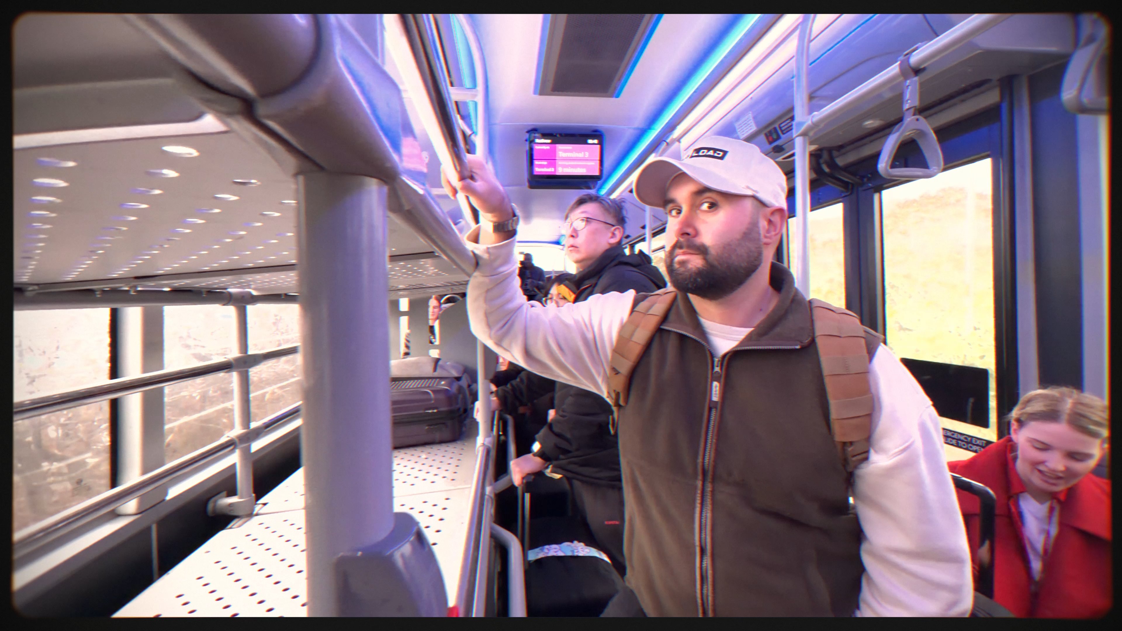 Callum from Mag Load on the terminal bus