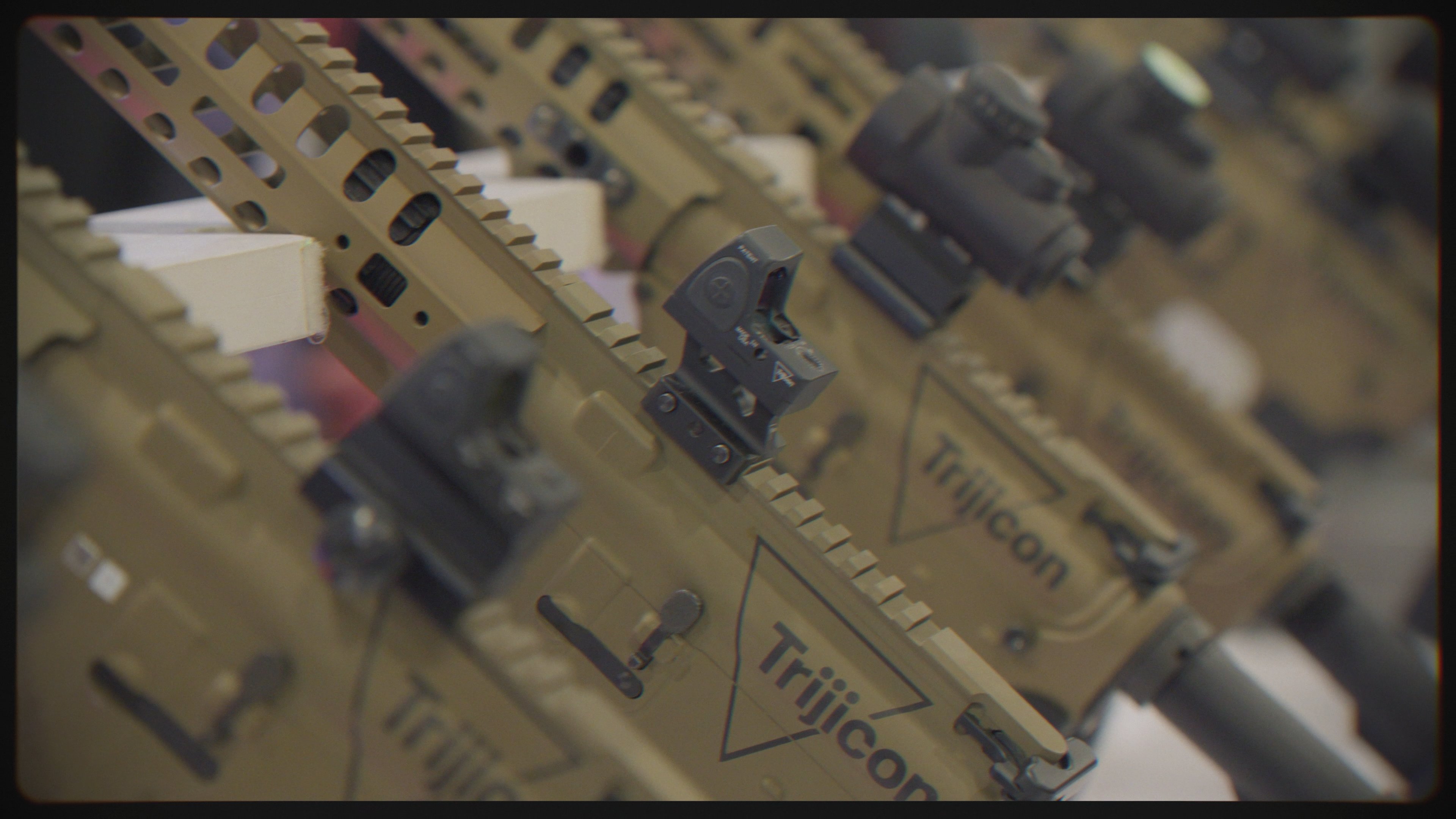 Trijicon optics on display at Shot Show 2026