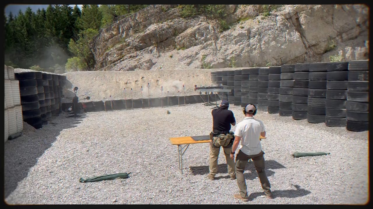 Mid-stage action shot